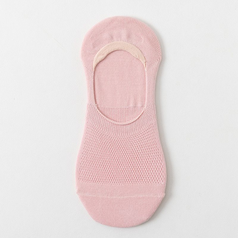 Damensocken, flache, unsichtbare Bootssocken, einfarbige Baumwollsocken, rutschfest und langärmelig, dünne Sommersocken für Frühling und Sommer_voghion.com