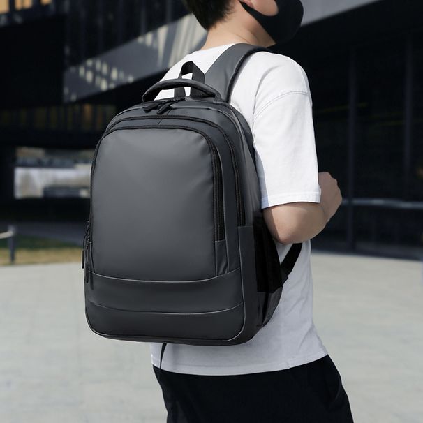 High End Men's Backpack Computer Commuting Business Bag High School Student Waterproof Schoolbag Casual Sports Bag_voghion.com