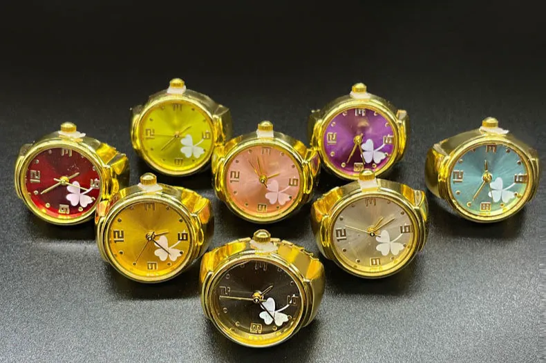 Montre à bague personnalisée pour hommes et femmes, mini montre à quartz pour couple, fabricants, vente en gros_voghion.com