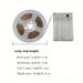 Batteriebetriebene 5-V-LED-Lichtstreifen – weißes und warmes Licht, kein Stecker erforderlich für TV-Hintergrundbeleuchtung, Partys, DIY-Dekoration im Schlafzimmer (1 m/2 m/3 m/5 m Optionen)_voghion.com