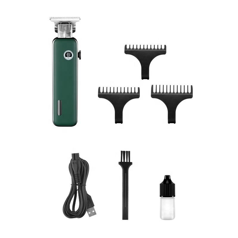 Kemei KM-5098 Led New Design Rechargeable Electric Clippers Tondeuse For Men USB Mini Professional Cordless Hair Trimmer_voghion.com