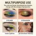 Lidschatten- und Liner-Kombination QICIY 6-Farben-Eyeliner für mehrfarbigen, wasserfesten, natürlichen, glänzenden, nicht verschmierenden Eyeliner_voghion.com