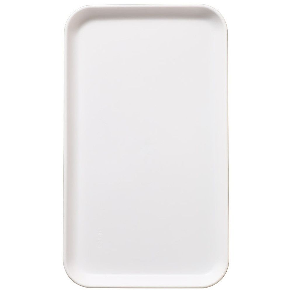 Vassoio rettangolare multifunzione in plastica bianca nordica semplice da 29*17, per la casa, la cucina, il bagno, la frutta e i dessert_voghion.com