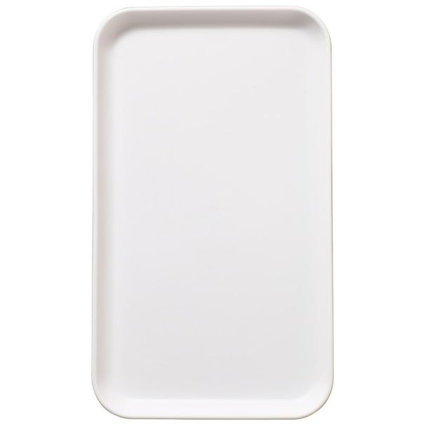 Vassoio rettangolare multifunzione in plastica bianca nordica semplice da 29*17, per la casa, la cucina, il bagno, la frutta e i dessert_voghion.com