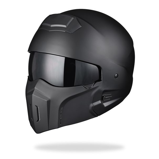 Detachable Chin Open Face helmet_voghion.com
