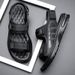 Sandals Men Summer 2025, New Sweat Casual Outdoor Beach Shoes With Soft Soles And Anti Slip Air Cushion, Suitable For_voghion.com