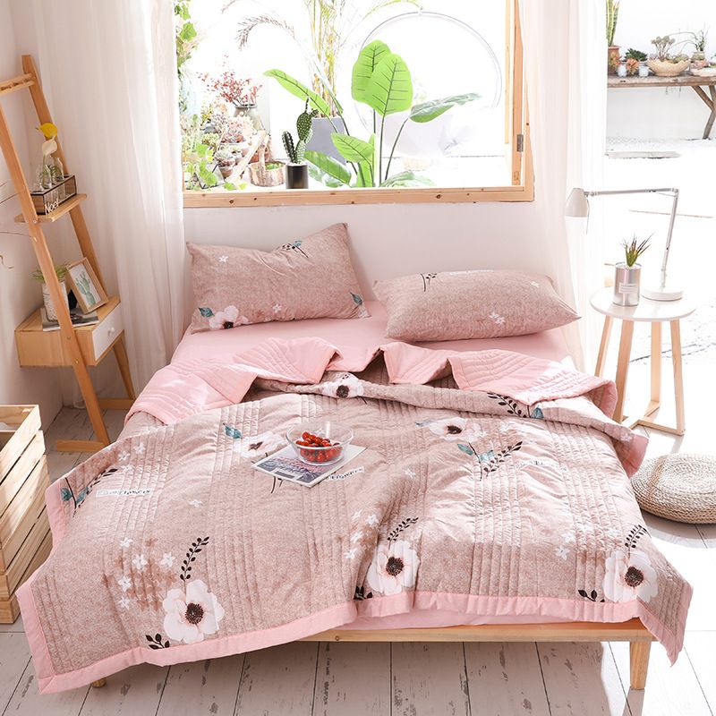 Washed Cotton Air Conditioning Quilt Core Summer Cool Quilt_voghion.com