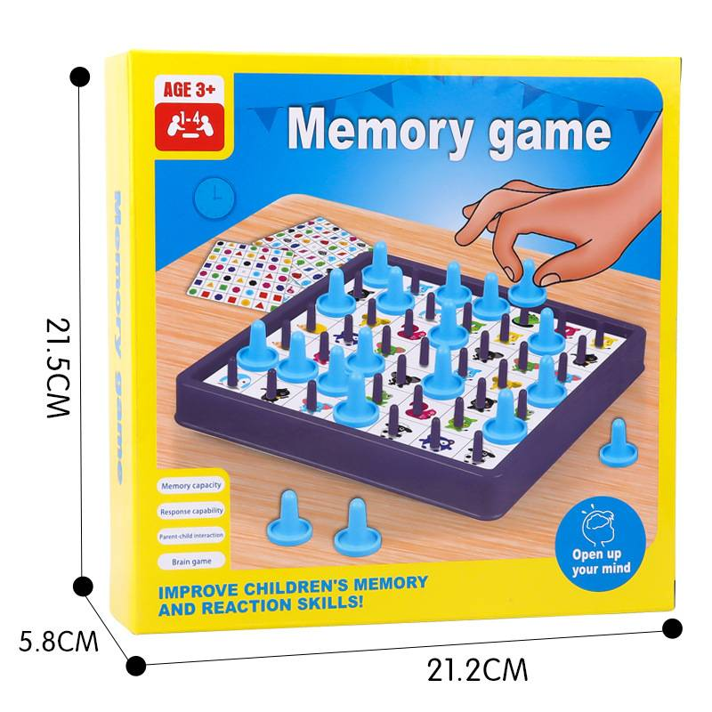 Montessori Memory Board Game Logical Thinking Cognitive Learning Memory Matching Classic Card Children Memory Activity Toy_voghion.com