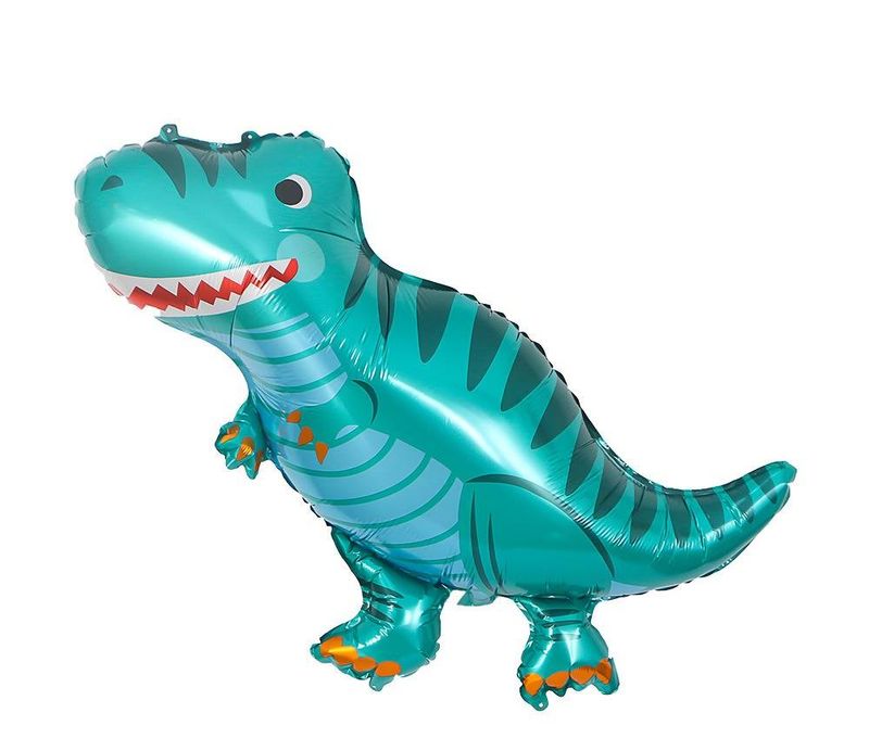 Jade Green Dragon Foil Balloon - Large 98x67cm Dinosaur Theme Birthday Party Decoration​_voghion.com