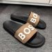 Cambodia Vietnam Singapore Men's 2025 Summer Ins Trend BO Letter Print Lightweight Non-Slip One-Word Slippers_voghion.com