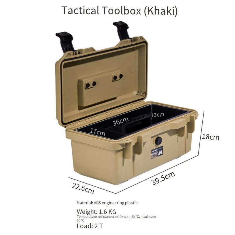 Outdoor Camping Waterproof Hardware Tool Box Multifunctional Large Plastic Portable Electrician Carpentry Maintenance Storage Box_voghion.com