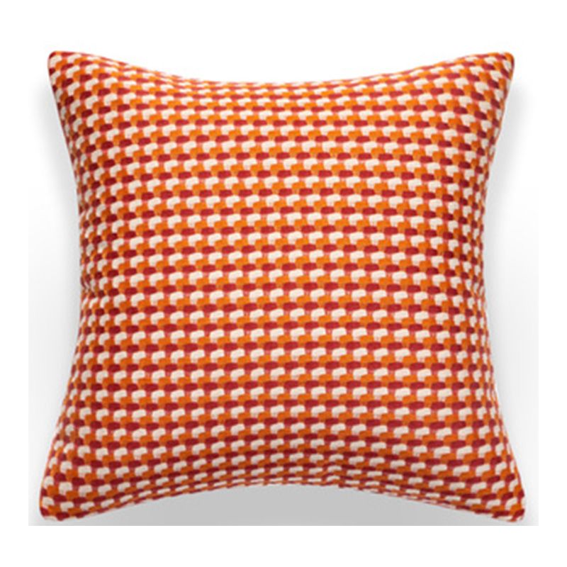 Simple Yarn-Dyed Jacquard Pillow Case Light Luxury Cushion Cover 45x45cm For Nordic Style Hotel Decorative Sofa Cushions_voghion.com