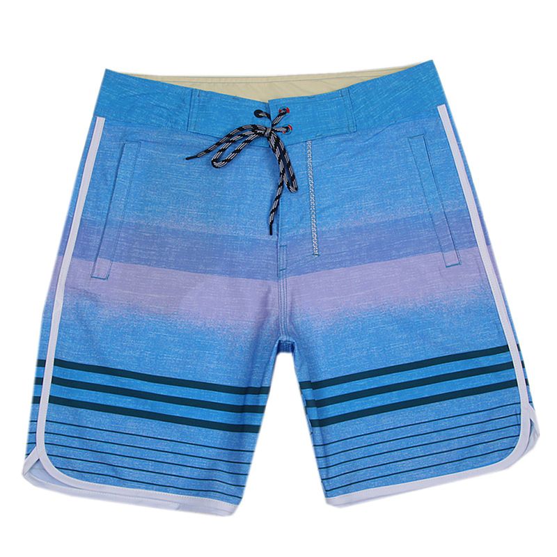 Men's Quick-Drying Surfing Beach Pants Four-Sided Elastic Ice Silk Shorts Pants Fishing Pants_voghion.com