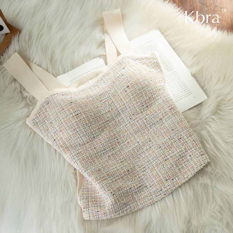 Canotta sexy da donna in stile classico, reggiseno Heattech integrato con imbottitura per il petto, intimo interno ed esterno_voghion.com