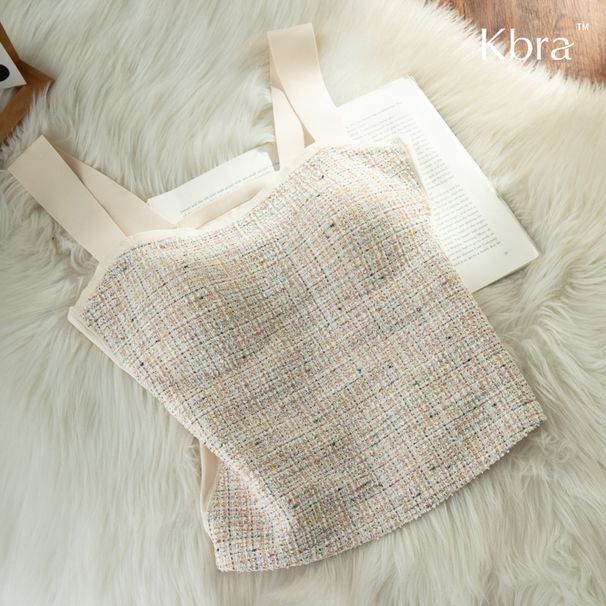 Canotta sexy da donna in stile classico, reggiseno Heattech integrato con imbottitura per il petto, intimo interno ed esterno_voghion.com