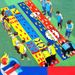 Tapis d'exercice de coordination des pieds et du corps à corps, jeu d'extension de consolidation d'équipe, jouet d'entraînement pour les mains occupées, activité de plein air pour la maternelle_voghion.com