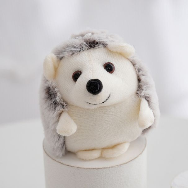 Adorable Toy Hedgehog Plush Keychain Soft Stuffed Animal Backpack Charm Cute_voghion.com