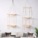 Cotton Rope Hand Woven Shelf Wall Mounted Wall Decoration Shelf_voghion.com