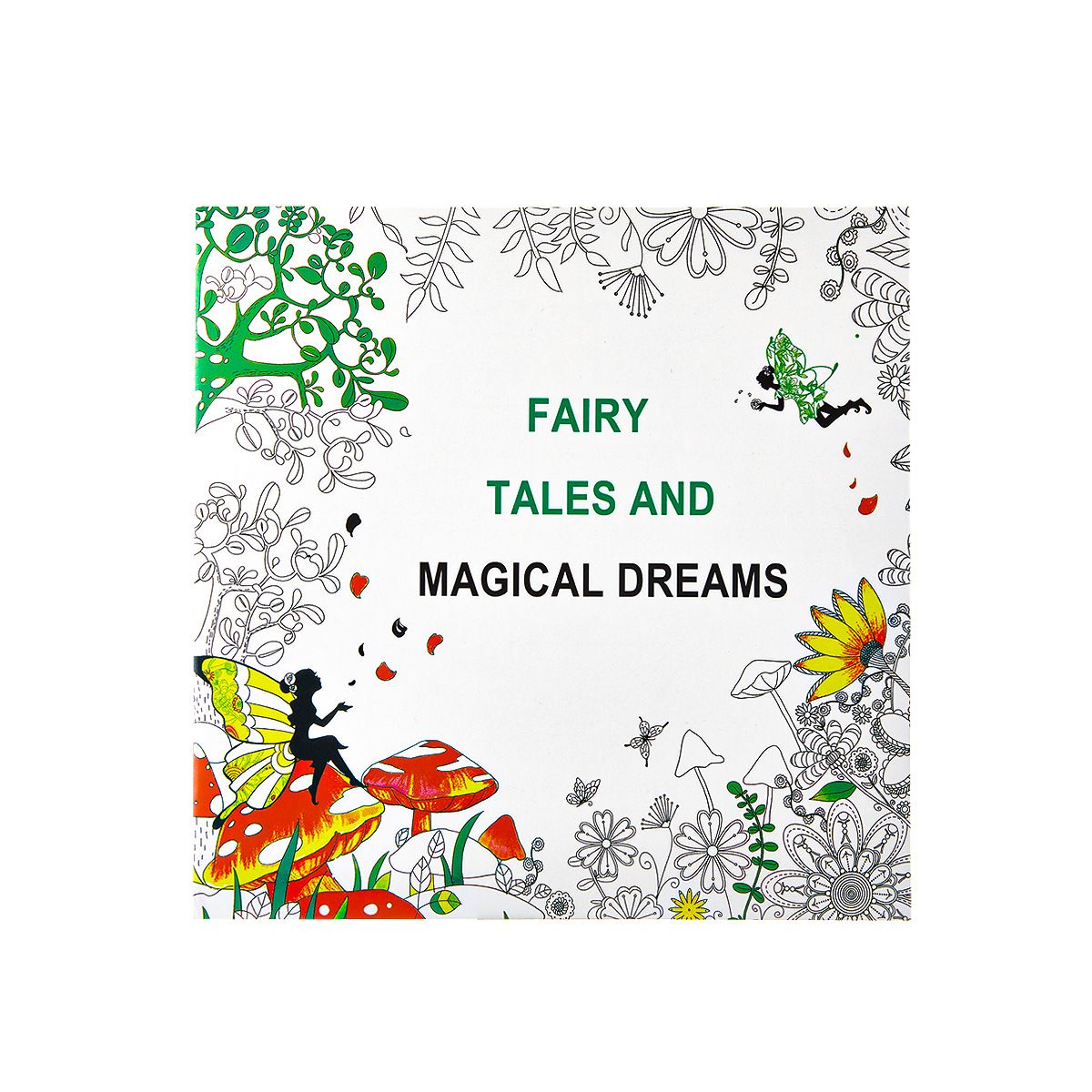 Gizli Bahçe Boyama Kitabı Çocuk Boyama Kendin Yap Graffiti İngilizce Versiyon Yetişkin Dekompresyon Orman Boyama_voghion.com