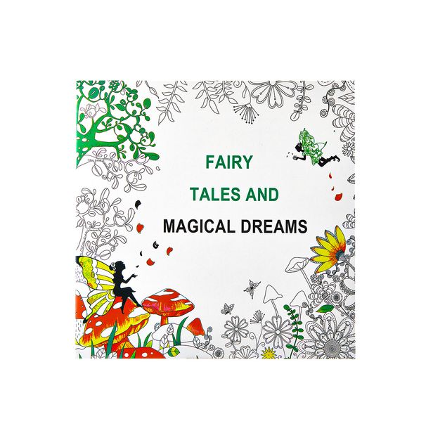 Gizli Bahçe Boyama Kitabı Çocuk Boyama Kendin Yap Graffiti İngilizce Versiyon Yetişkin Dekompresyon Orman Boyama_voghion.com