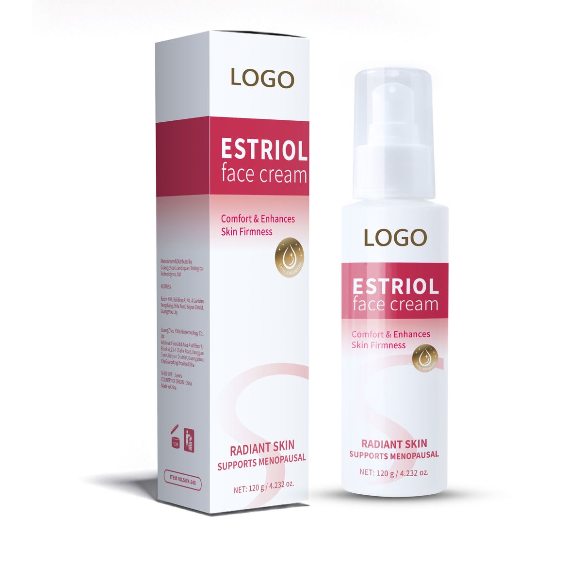 Crema idratante completa inglese Estriol per rassodare la pelle delicata_voghion.com