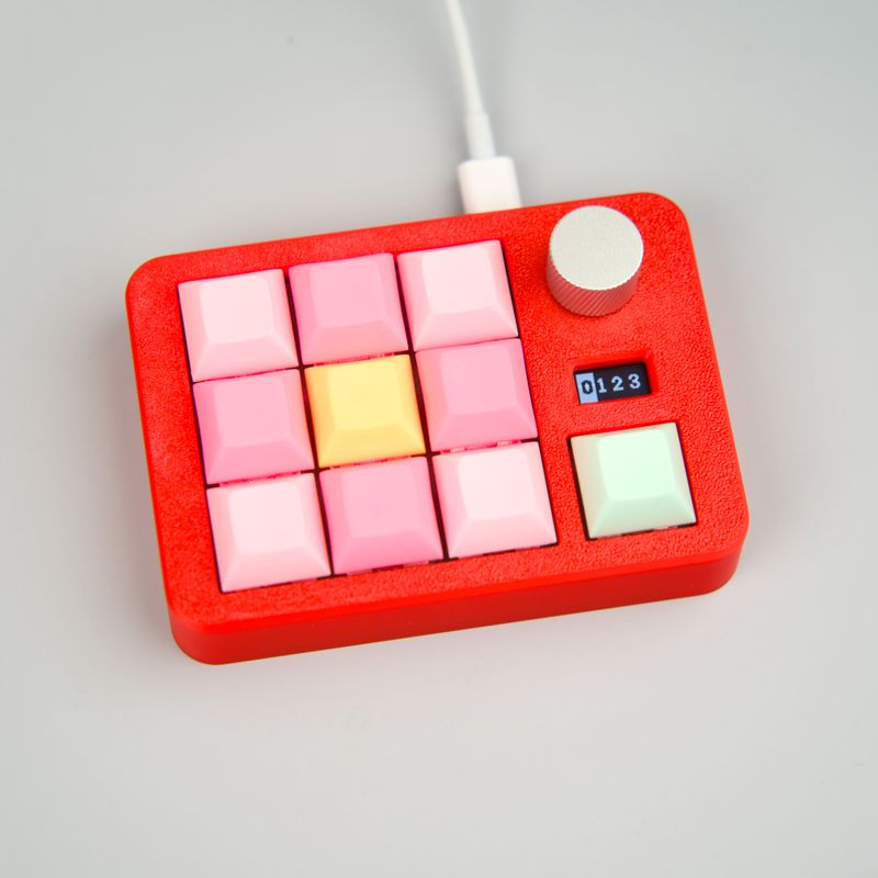 Mir Small Nical Keyboard Ro Custom Customized Aluminum Alloy Knob Editing Office Design Game Programming_voghion.com