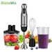 Biolomix 4 In 1 Powerful Immersion Hand Stick Mixer Contains Chopper And Smoothie Cup Stainless Steel Ice Blades_voghion.com