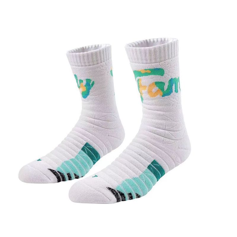 Basketball socks men's mid-tube sports running stockings_voghion.com