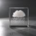 Bored Looking At Rainy Day Clouds And Raindrops Crystal Desktop Ornament Stress Relief Birthday Gift For Girlfriends_voghion.com