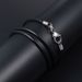 IMI Titanium Steel Buckle Simple Black Woven Linen Wax Rope Necklace For Men DIY Personalized Assembly Korean Style_voghion.com