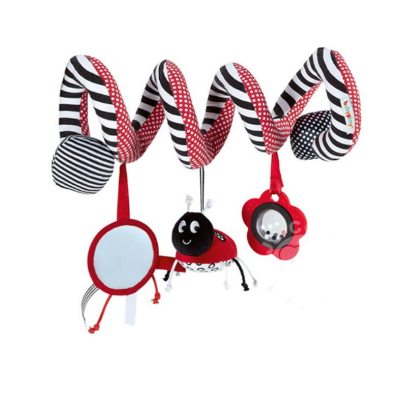 Multifunctional Insect Bed Wrapping BB Device Ringing Paper Fun Mirror Toy Bed Pendant_voghion.com