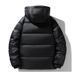 2024 new black gold jacket for middle-aged men in autumn and winter, warm dad outfit, white duck down hooded jacket, top_voghion.com
