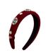 2025 Herfst/Winter Nieuwe Mode Diamant Haarband Dames Zwarte Minimalistische Clip-On Hoofdband_voghion.com