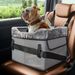 Pet Small Portable Booster Seat Car Dog Bed Adjustable Shoulder Strap_voghion.com