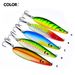 Long Casting Lure Sequin Colorful Bait 11.5cm 18.5g Willow Leaf Type Iron Plate For Bass And Perch_voghion.com