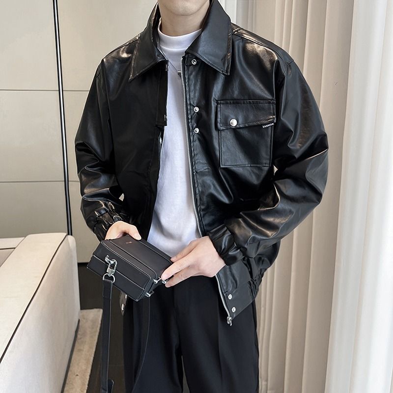 ​​Luxuriöse Fliegerjacke für Herren – Streetwear-Bombermantel mit hochwertigem Matt-Finish​​_voghion.com