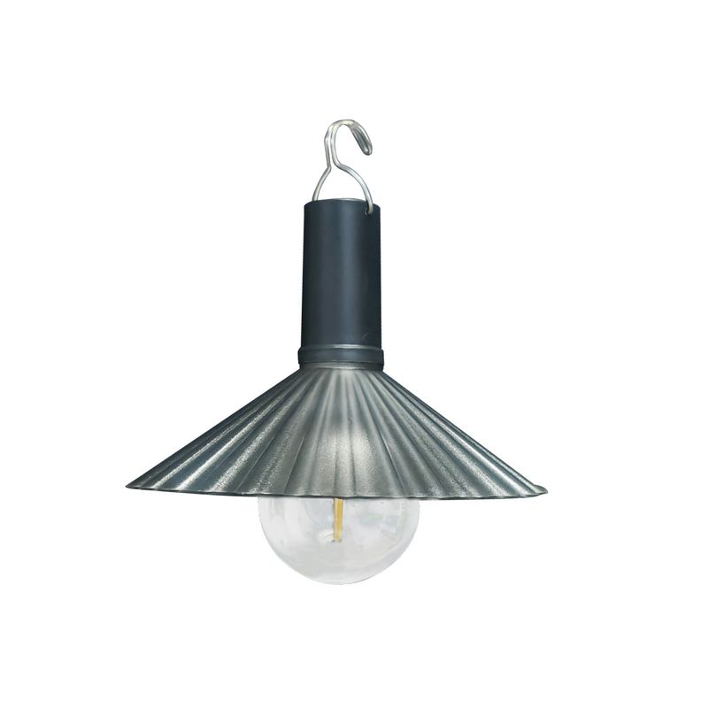 Lanterna da campeggio a LED – Luce esterna ricaricabile con 3 modalità, portatile per escursionismo, emergenza e giardino (145x165 mm, impermeabile IP44)_voghion.com