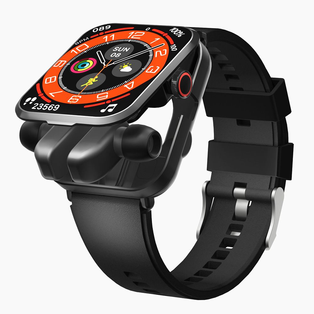 Nowe słuchawki TWS 2 w 1 QS90 z etui ładującym telefon Bluetooth, inteligentny zegarek monitorujący aktywność fizyczną i sen_voghion.com