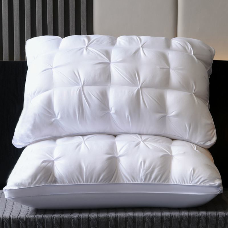 Bedding Pillows Star Hotel Feather Velvet Pillow Home Pillow Core Twisted Bread Pillow Gift_voghion.com