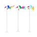 Hachi Swinging Colorful Suction Cup Spring Mouse Teaser Wand With Bell Cat Toy_voghion.com