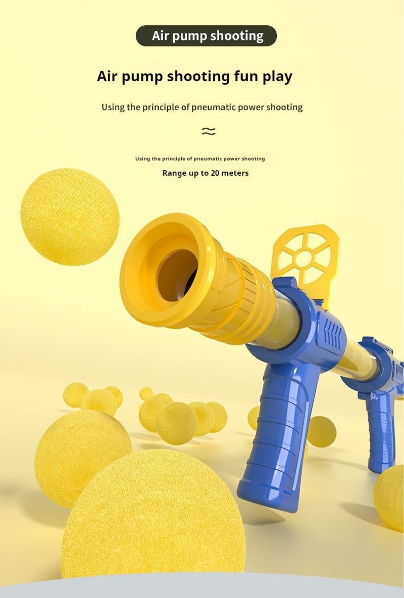 Copii Hit Me Duck Shooting Toy Gun Gloanțe pentru băiat Aerodinamic Moale Elastic Jucării Părinte-Copil Pistol de jucărie de divertisment interactiv de siguranță pentru părinte-copil_voghion.com