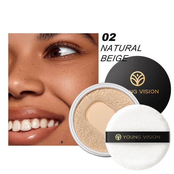 Poeder voor make-up fixatiepoeder plakt niet gemakkelijk, is ademend, delicaat en niet gemakkelijk te verwijderen. Het is een matte poeder voor contouren._voghion.com