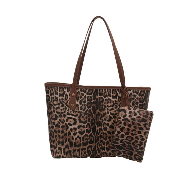 Dames Tote Bag Grote Capaciteit Mode Persoonlijkheid Casual Luipaard Print Vrouwelijke Schoudertas_voghion.com