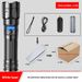 New TYPE-C Charging Outdoor Patrol Zoom White Laser Multi-Function Emergency Strong Light Flashlight_voghion.com