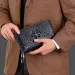 patterned Leather Double Zipper Mens Handbag Wallet Clutches Bag Y Clutch Bags For Man Pochette Uomo 250728_voghion.com