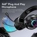 Cuffie wireless Bluetooth Smailwolf L50 da indossare sulla testa, per eSport, computer/cellulare/iPad, con microfono_voghion.com