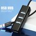 Multi Splitter Use Power Adapter 4 Port Multiple Expander Mini USB 2.0 Hub_voghion.com