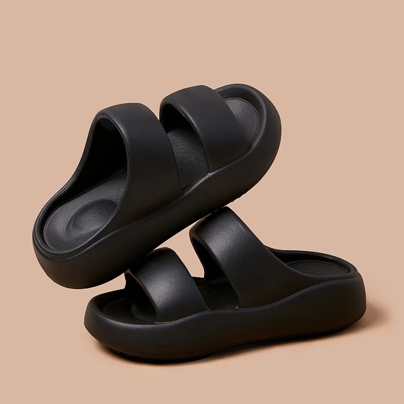 Women's Thick Sole Cloud Sandals - Ultra Soft & Comfortable (Summer Outdoor Slides Beach Slippers Non-Slip Breathable Casual Wear)_voghion.com