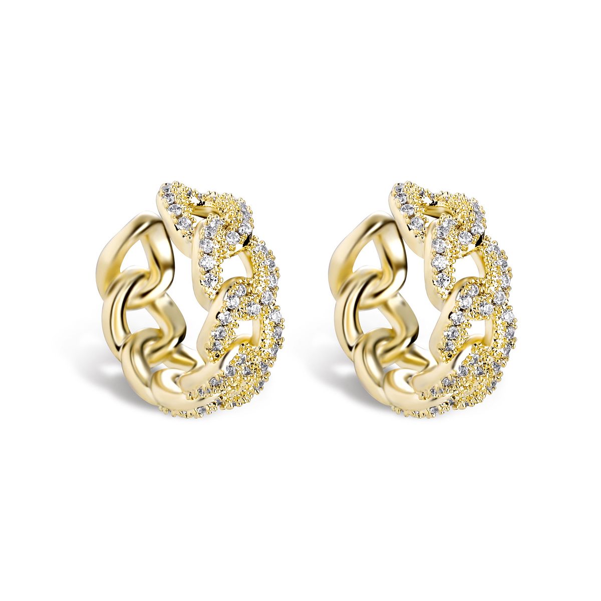 Orecchini esagerati con zirconi oversize, anelli intarsiati con diamanti, orecchini con diamanti per donna, personalità, temperamento, alta gamma_voghion.com