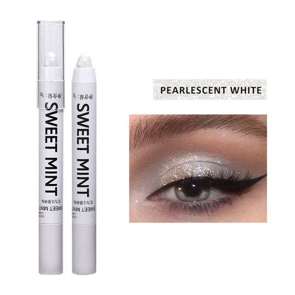 Dorisna Really Hot Matte White Highlighter Pen Lying Silkworm Eyes Corner Brightening Pearl High-gloss Eyeliner_voghion.com